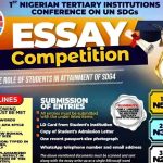 Essay Competition on UN SDGs for Tertiary Institutions